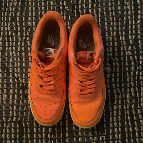Nike Air Force 1 '07 LV8 JDI Leather Total Orange Mens Sz 10 - Picture 2 of 9
